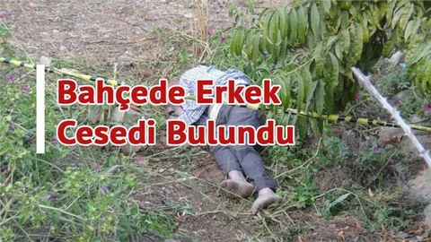 Erdemli’de Sır Ölüm, Mersin Erdemli İlçesinde Bir Bahçe'de Erkek Cesedi Bulundu