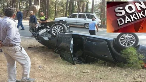 Çamlıyayla’da Otomobil Takla Attı: 3 Yaralı