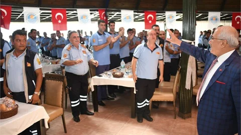 Başkan Kocamaz, Korkusuz Kahramanlarla Bir Araya Geldi