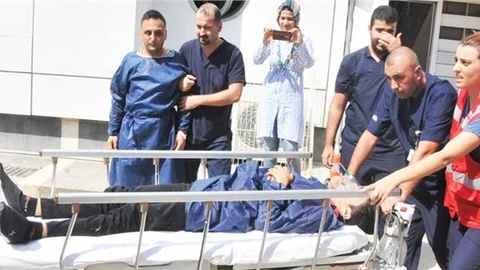 Mersin Tarsus’ta Hastanede Yangın Tatbikatı