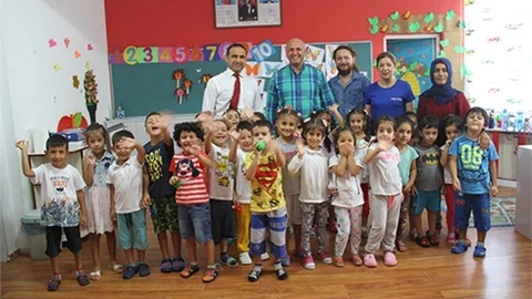 Tarsus İlçe Milli Eğitim Müdürü Kalaycı, Okul Öncesi Öğrencileriyle Bir araya Geldi