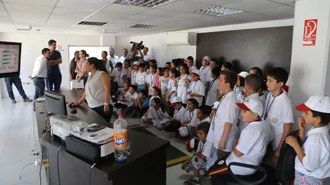 Öğrenciler Karaduvar Atıksu Arıtma Tesisini Gezdiler