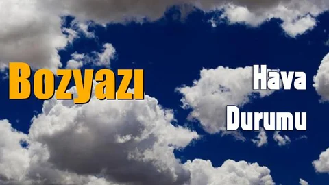 Bozyazı Hava Durumu (5 Günlük)