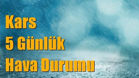 Kars Hava Durumu (5 Günlük)