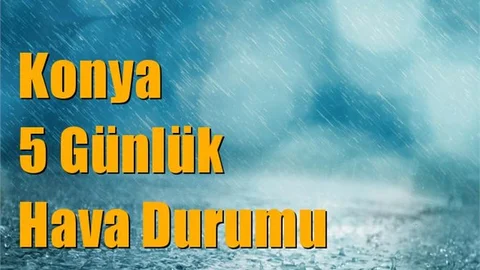 Konya Hava Durumu (5 Günlük)