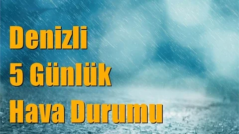 Denizli Hava Durumu (5 Günlük)