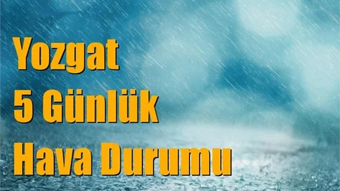 Yozgat Hava Durumu (5 Günlük)