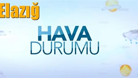 Güncel Elazığ Hava Durumu