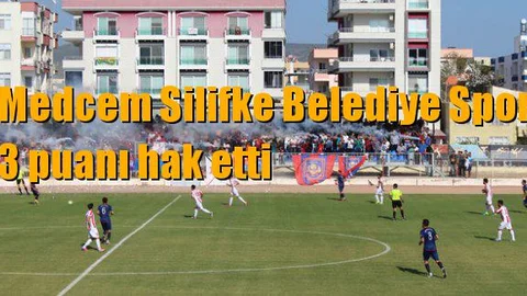 Medcem Silifke Belediye Spor 3 Puanı Hak Etti