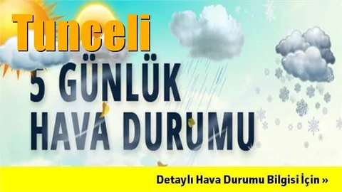 Tunceli Hava Durumu