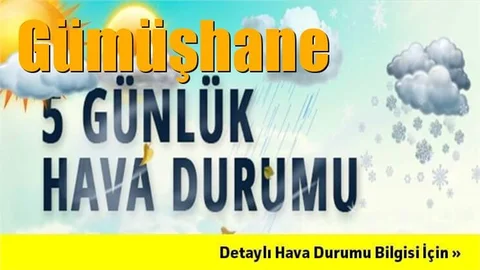 Gümüşhane Hava Durumu