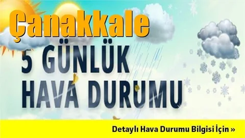 Çanakkale Hava Durumu
