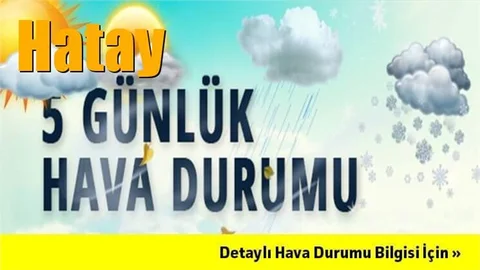 Hatay Hava Durumu