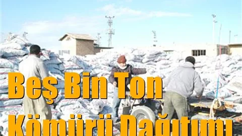 Beş Bin Ton Kömürü Dağıtacak Firma Belli Oldu