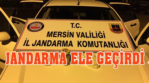 Jandarma, Mezitli Tepeköy'de Uyuşturucu Madde Ele Geçirdi