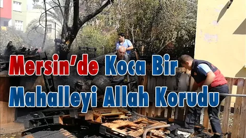 Koca Bir Mahalleyi Allah Korudu