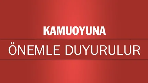 Mersin Büyükşehir'den Kamuoyuna Duyuru