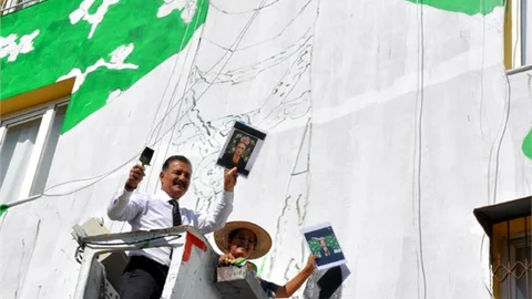 Toroslar’da Duvarlar Tuval Oldu