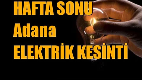 Adana Elektrik Kesintisi