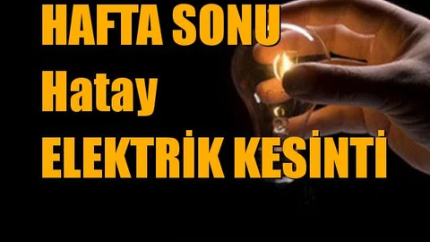 Hatay Elektrik Kesintisi