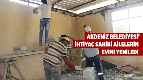 Akdeniz Belediyesinden Yardım Eli