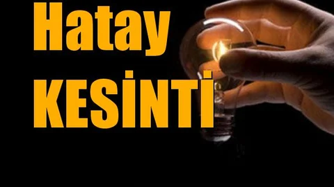 Hatay Elektrik Kesintisi
