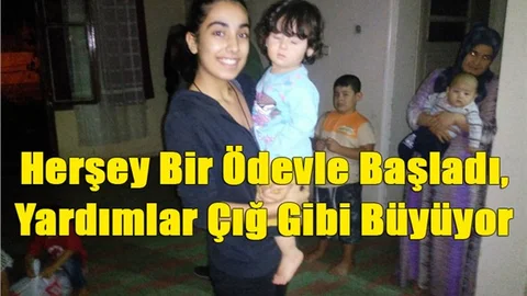 Cennet Kız'ın, Unutma! “OnlarIn Umudu Sensin” Ödev Yardım Projesi Çığ Gibi Büyüyor