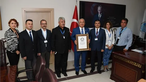 Mersin Büyükşehir Belediyesi Guınness Rekorlar Kitabı’nda