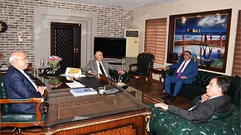 Başkanlardan, Büyükşehir Belediye Başkanı Kocamaz’a Ziyaret