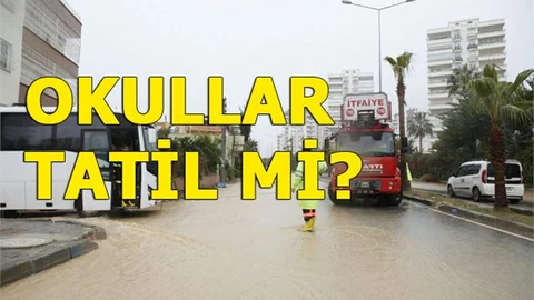 Mersin'de 6 Kasım 2017 Pazartesi Günü Okullar Tatil Mi?