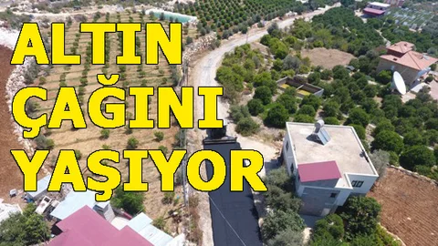 Erdemli'de Köyler Altın Çağını Yaşıyor