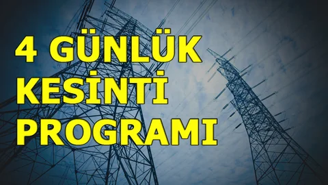 4 Günlük Program, Mersin Elektrik Kesintileri