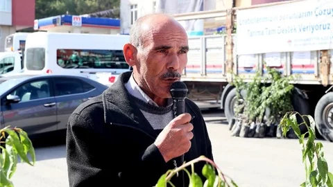 Büyükşehir 15 Bin Badem Fidanını Üreticisiyle Buluşturdu