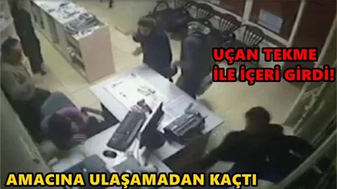 Uçarak Girdi