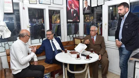 Vali Ali İhsan Su, Hastane Caddesi Esnafını Ziyaret Etti