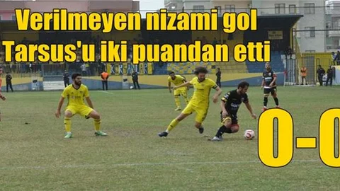 Tarsus, Kızılcabölük Maçında Hakem Kararına Büyük Tepki