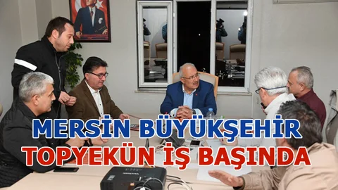 Mersin Büyükşehir, Şiddetli Yağışlara Karşı Teyakkuzda