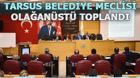 Tarsus Belediyesi Kasım Ayı Olağanüstü Toplantısı Yapıldı