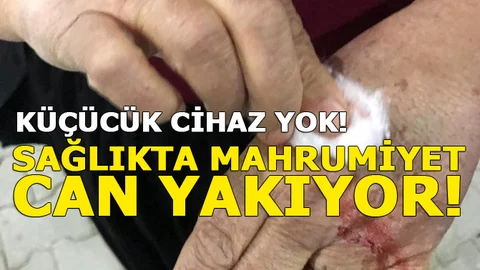 Tarsus'ta Sağlık Alanında Mahrumiyet! Küçücük Cihaz Yok!