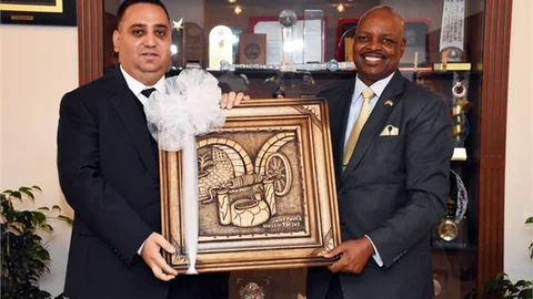 Ruanda Büyükelçisi’nden Başkan Can’a Ziyaret