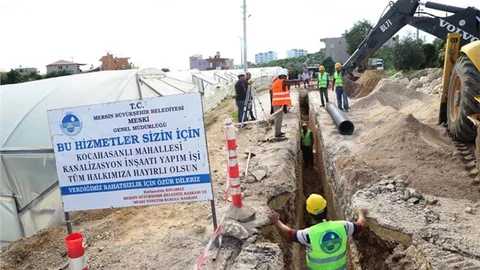 Erdemli’nin Mahalleleri MESKİ’yle Yenileniyor