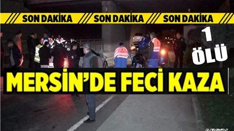 Mersin'de Otomobil Yayaya Çarptı