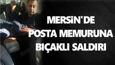 Mersin'de Posta Memuruna Trafikte Saldırı