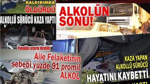 Yılbaşında Alkolden Kaynaklı Üzücü Olaylarla Karşılaşmak İstemiyoruz!
