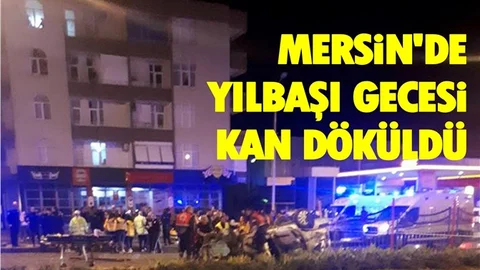 Mersin'de Yılbaşı Gecesi Feci Kaza