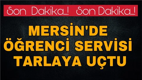Mersin'de Korkutan Kaza 