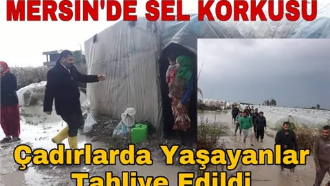 Mersin'de Sel Tehlikesi 