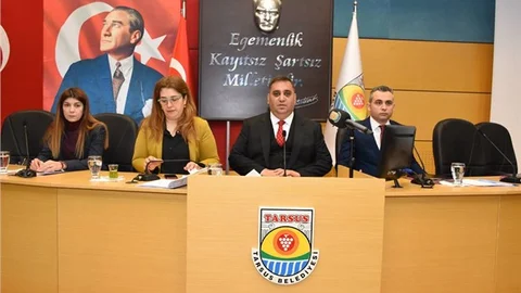 Tarsus Belediye Meclisi Toplandı