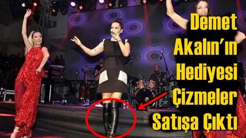 Demet Akalın'ın Hediye Ettiği, 7 Bin TL’lik Çizme Satılığa Çıktı