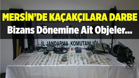 Mersin'de Kaçakçılara Darbe